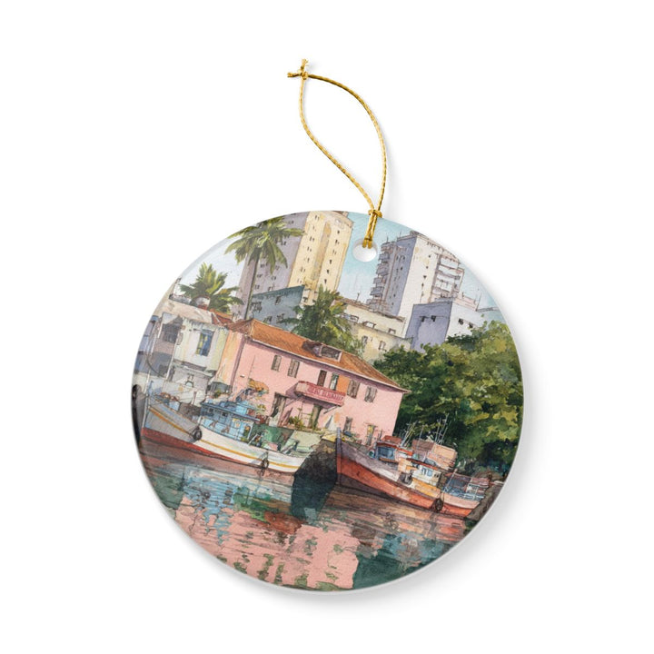 Maputo Ornament: Unique Maputo Souvenir, Maputo Xmas Decor, and Authentic Maputo Gift