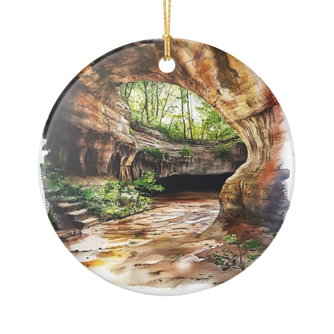 Maquoketa Caves State Park Iowa Ornament: Unique Maquoketa Caves State Park Souvenir, Maquoketa Caves State Park Iowa Xmas Decor
