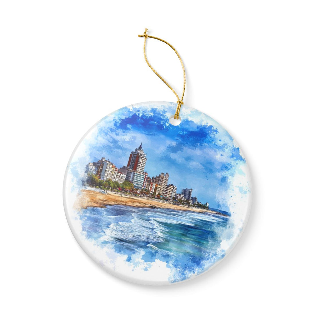 Mar del Plata Ornament: Unique Mar del Plata Souvenir, Mar del Plata Xmas Decor, and Authentic Mar del Plata Gift