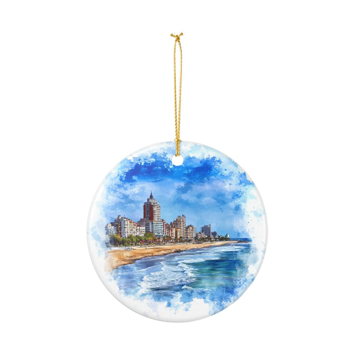 Mar del Plata Ornament: Unique Mar del Plata Souvenir, Mar del Plata Xmas Decor, and Authentic Mar del Plata Gift