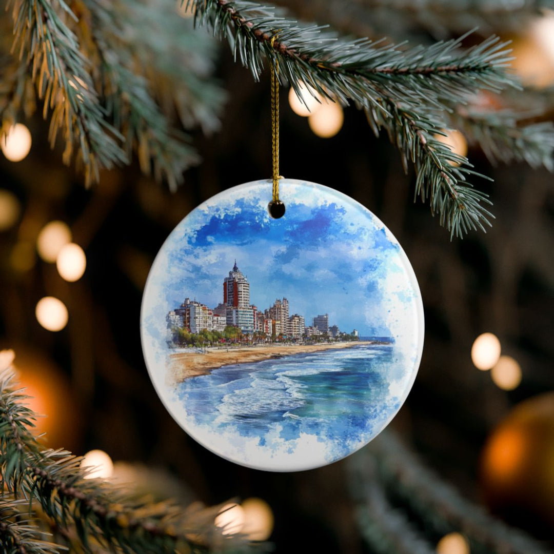 Mar del Plata Ornament: Unique Mar del Plata Souvenir, Mar del Plata Xmas Decor, and Authentic Mar del Plata Gift