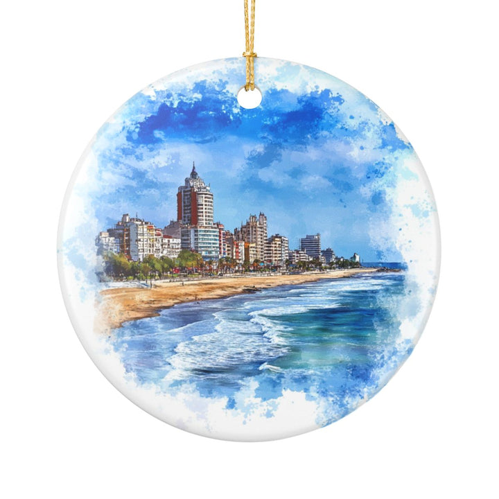 Mar del Plata Ornament: Unique Mar del Plata Souvenir, Mar del Plata Xmas Decor, and Authentic Mar del Plata Gift