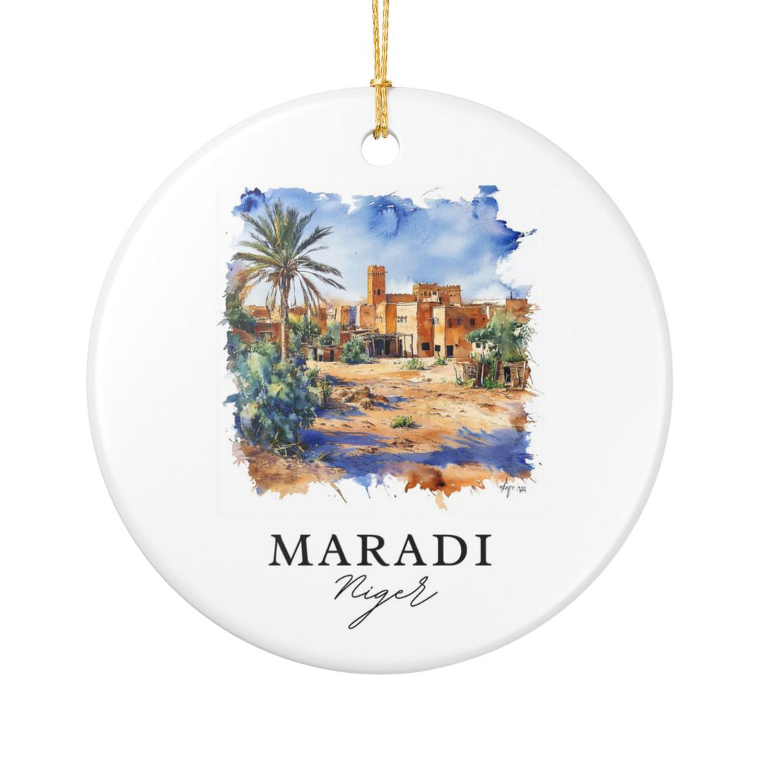 Maradi Niger Ornament: Unique Maradi Niger Souvenir, Maradi Niger Xmas Decor, and Authentic Maradi Niger Gift