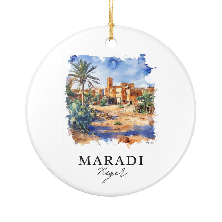 Maradi Niger Ornament: Unique Maradi Niger Souvenir, Maradi Niger Xmas Decor, and Authentic Maradi Niger Gift
