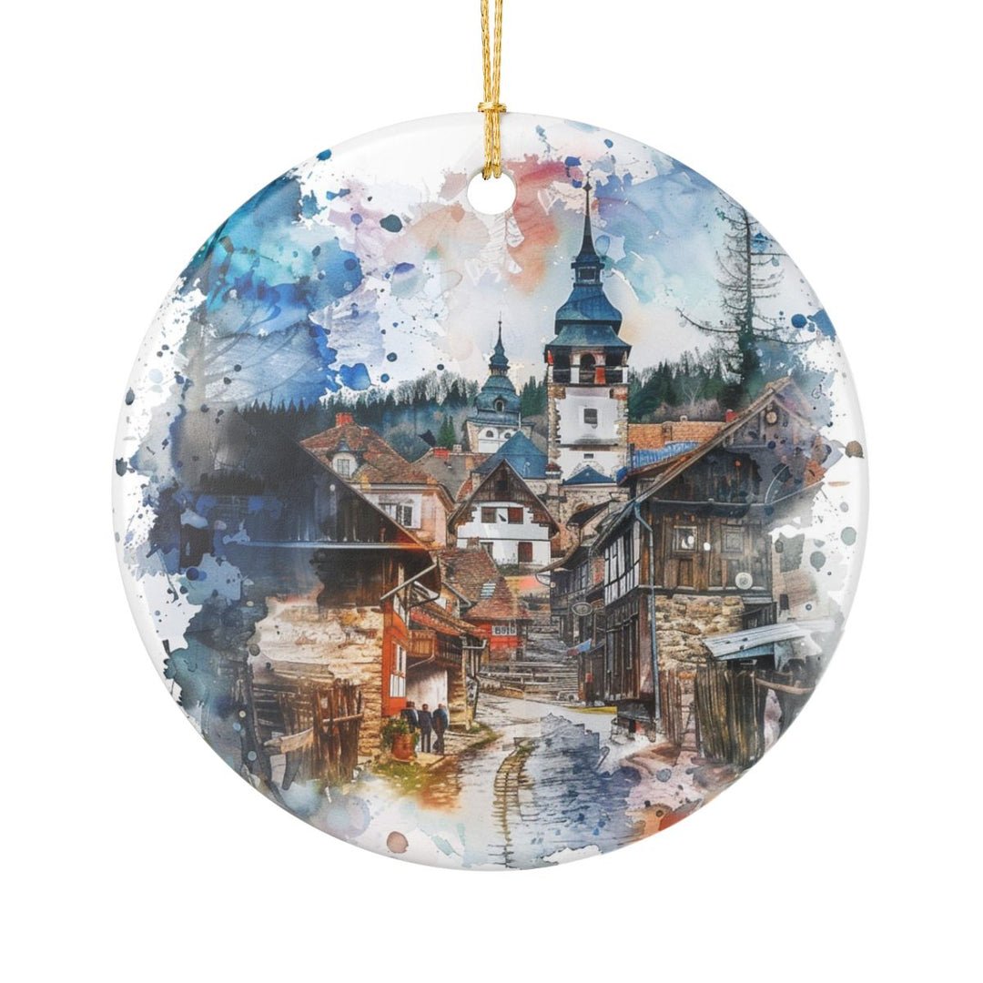 Maramures Romania Ornament: Unique Maramures Souvenir, Maramures Romania Xmas Decor, and Authentic Maramures Gift