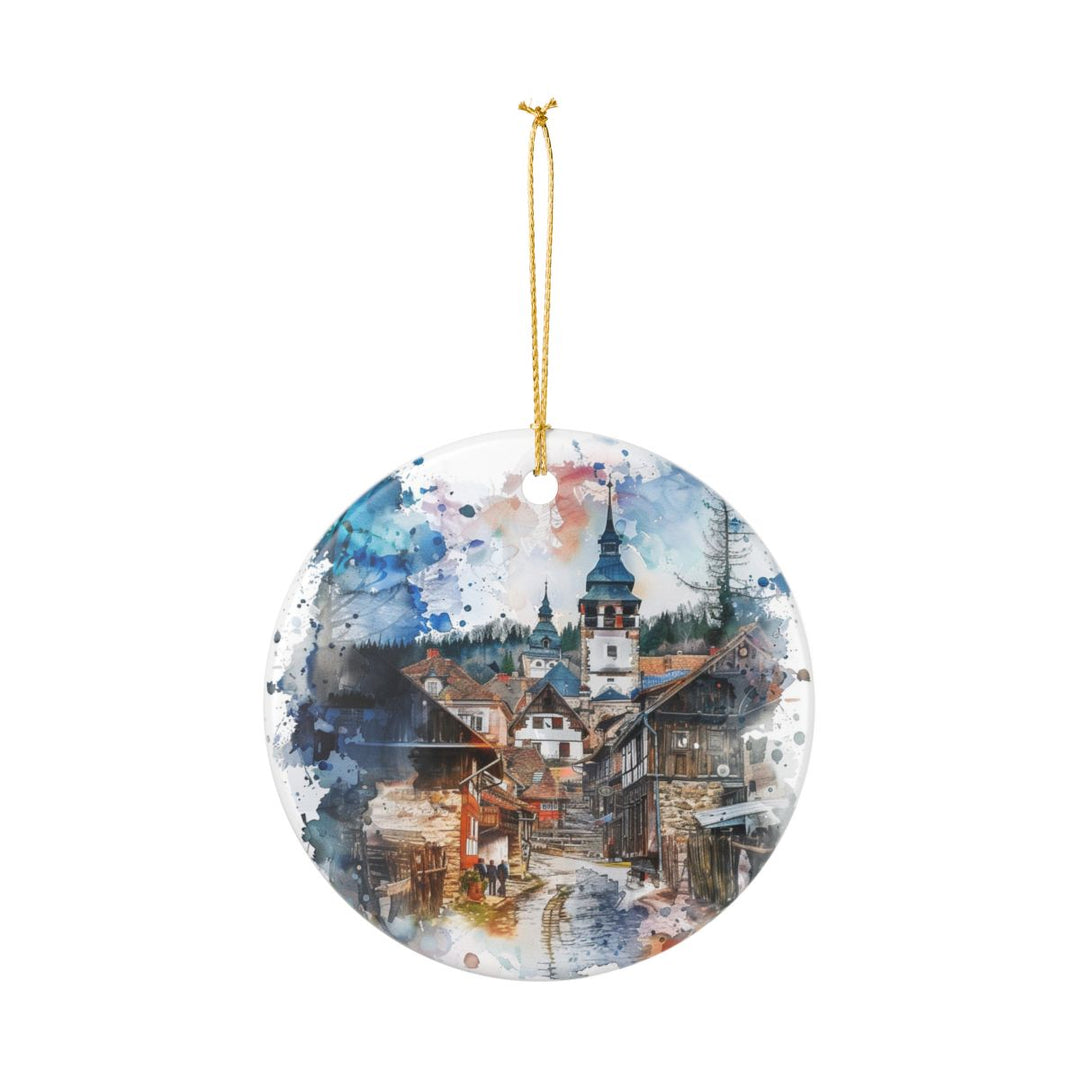 Maramures Romania Ornament: Unique Maramures Souvenir, Maramures Romania Xmas Decor, and Authentic Maramures Gift