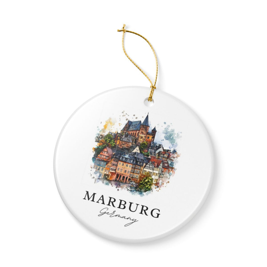 Marburg Germany Ornament: Unique Marburg Souvenir, Marburg Germany Xmas Decor, and Authentic Marburg Gift