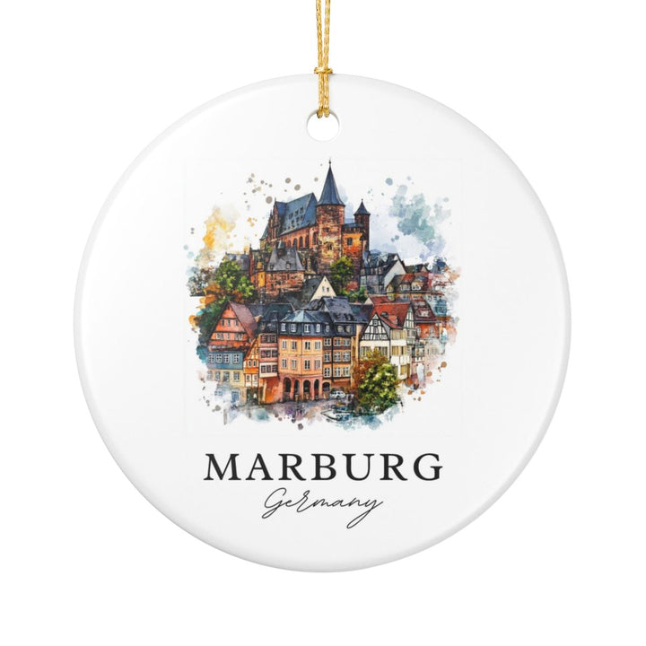 Marburg Germany Ornament: Unique Marburg Souvenir, Marburg Germany Xmas Decor, and Authentic Marburg Gift