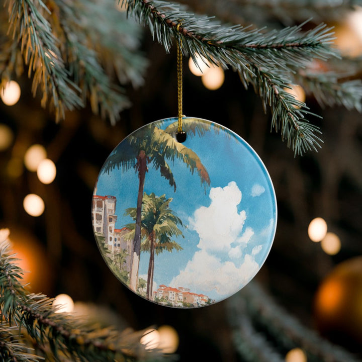 Marco Island Ornament: Unique Marco Island Souvenir, Marco Island Xmas Decor, and Authentic Marco Island Gift