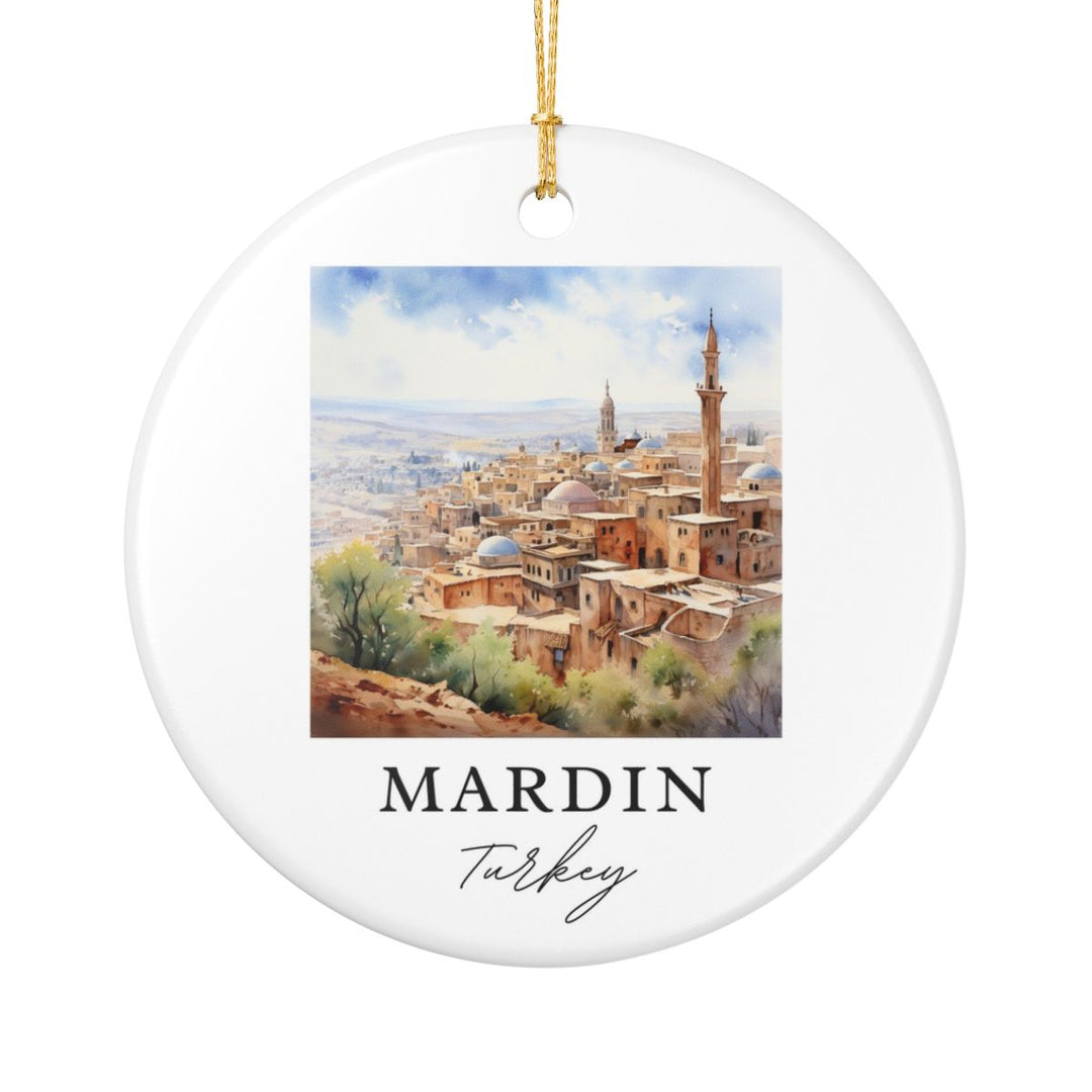 Mardin Turkey Ornament: Unique Mardin Turkey Souvenir, Mardin Turkey Xmas Decor, and Authentic Mardin Turkey Gift