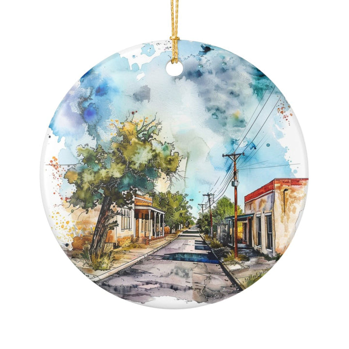 Marfa Texas Ornament: Unique Marfa Texas Souvenir, Marfa Texas Xmas Decor, and Authentic Marfa Texas Gift