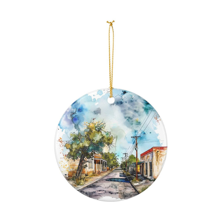 Marfa Texas Ornament: Unique Marfa Texas Souvenir, Marfa Texas Xmas Decor, and Authentic Marfa Texas Gift