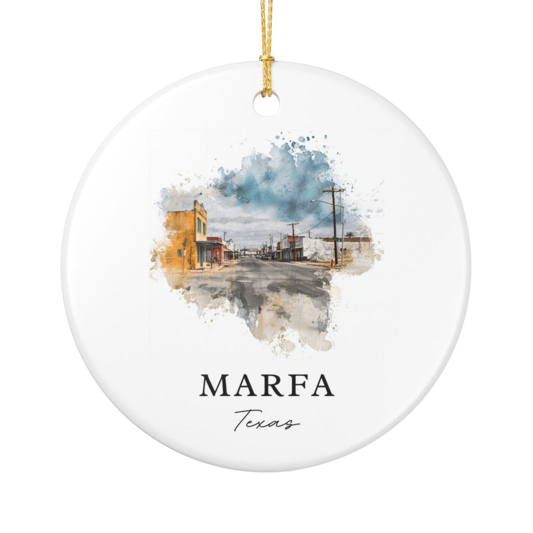 Marfa Texas Ornament: Unique Marfa Souvenir, Marfa Texas Xmas Decor, and Authentic Marfa Gift