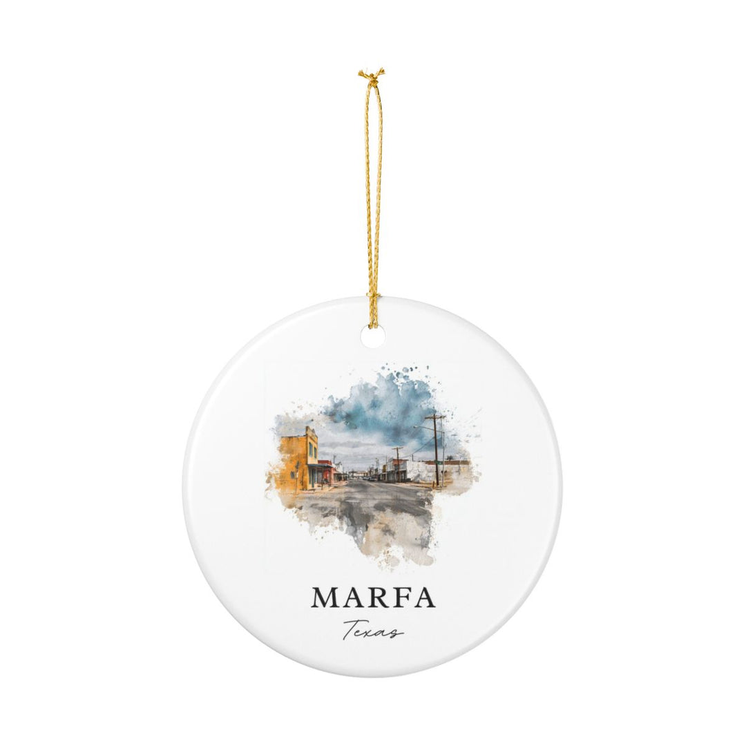 Marfa Texas Ornament: Unique Marfa Souvenir, Marfa Texas Xmas Decor, and Authentic Marfa Gift