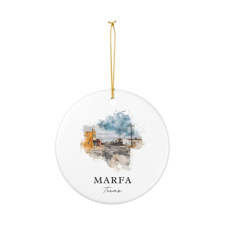 Marfa Texas Ornament: Unique Marfa Souvenir, Marfa Texas Xmas Decor, and Authentic Marfa Gift