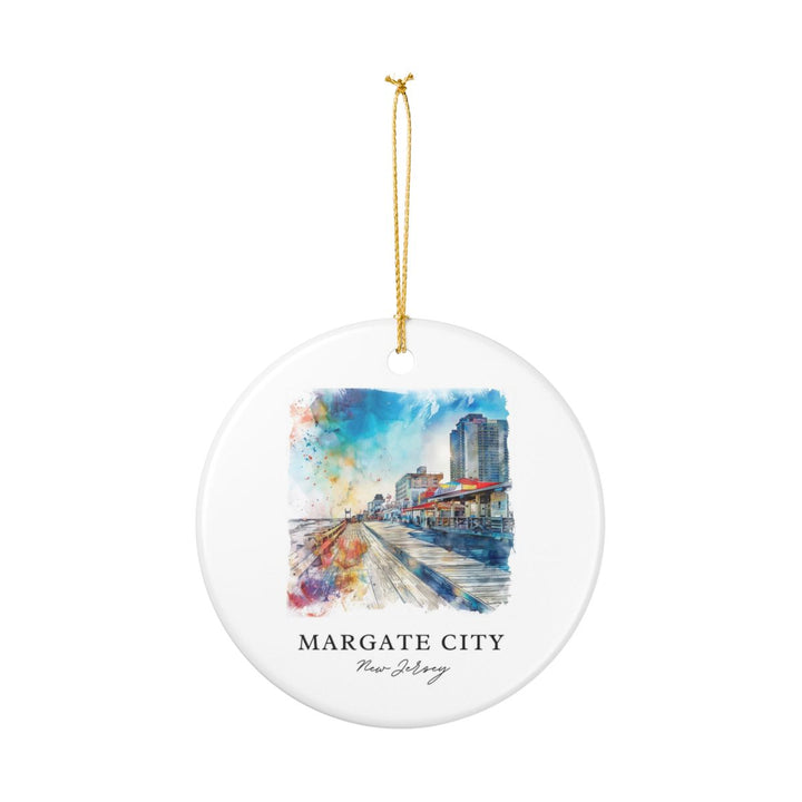 Margate City New Jersey Ornament: Unique Margate City Souvenir, Margate City New Jersey Xmas Decor, and Authentic Margate City Gift