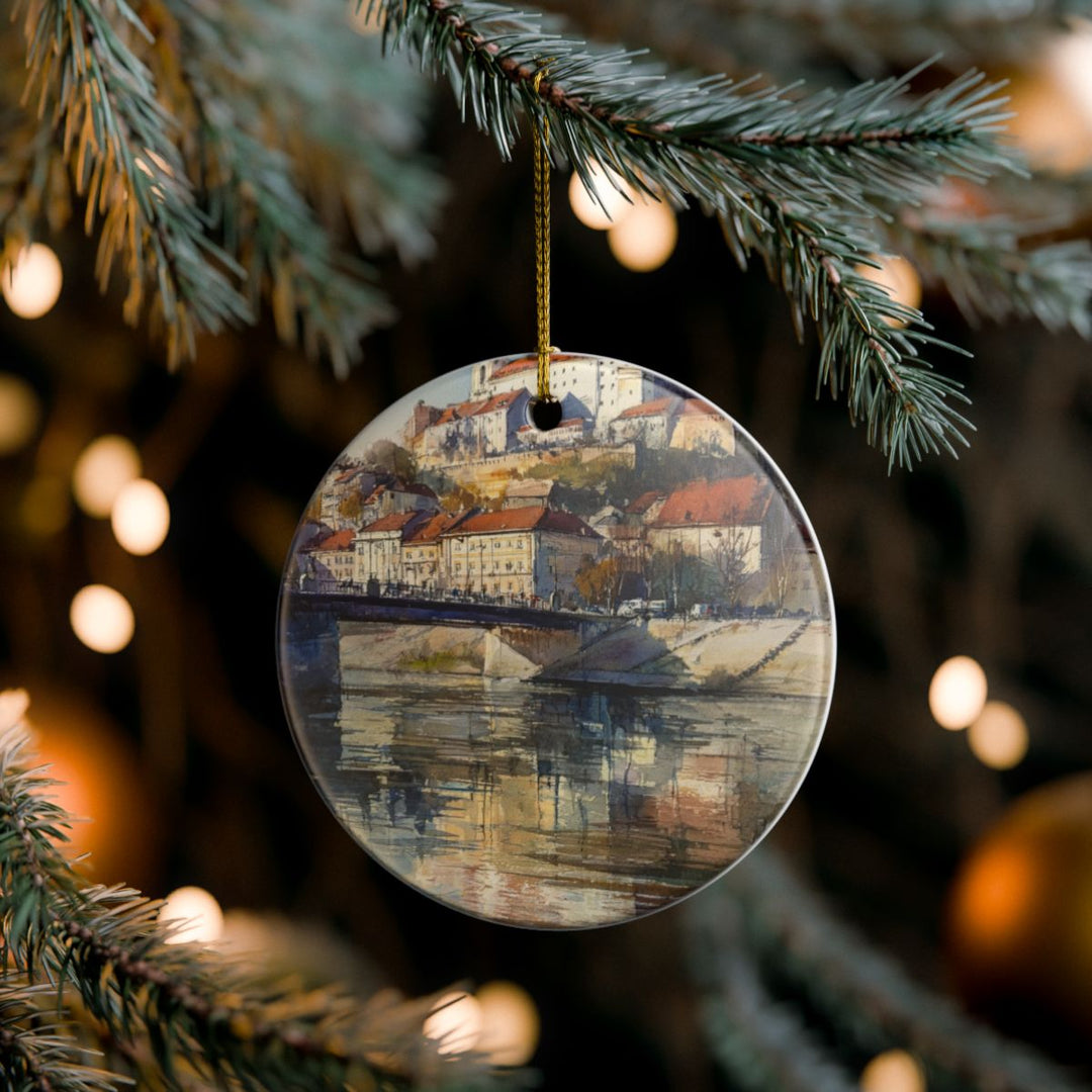 Maribor Slovenia Ornament: Unique Maribor Souvenir, Maribor Slovenia Xmas Decor, and Authentic Maribor Gift