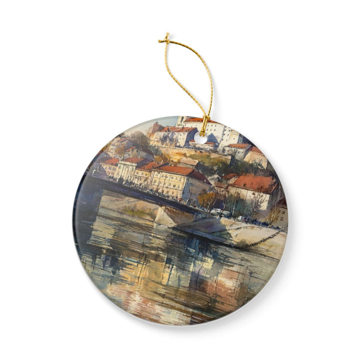 Maribor Slovenia Ornament: Unique Maribor Souvenir, Maribor Slovenia Xmas Decor, and Authentic Maribor Gift