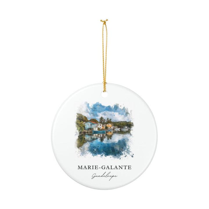 Marie Galante Guadeloupe Ornament: Unique Marie Galante Guadeloupe Souvenir, Marie Galante Guadeloupe Xmas Decor