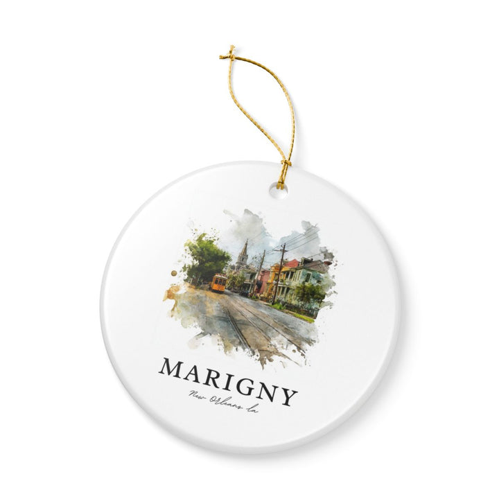 Marigny New Orleans USA Ornament: Unique Marigny New Orleans Souvenir, Marigny New Orleans USA Xmas Decor, and Authentic Marigny New Orleans Gift