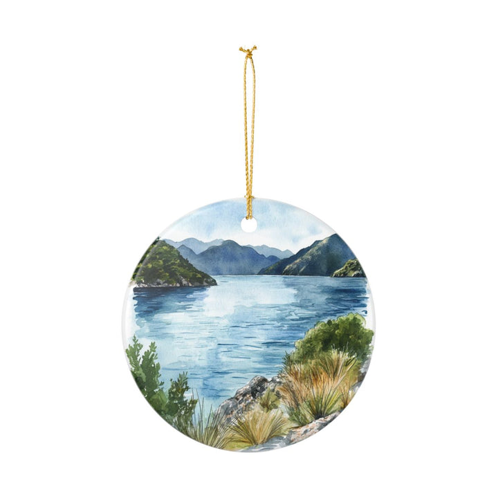 Marlborough Sounds New Zealand Ornament | Christmas Travel Gift