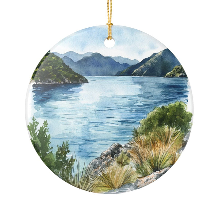 Marlborough Sounds New Zealand Ornament | Christmas Travel Gift