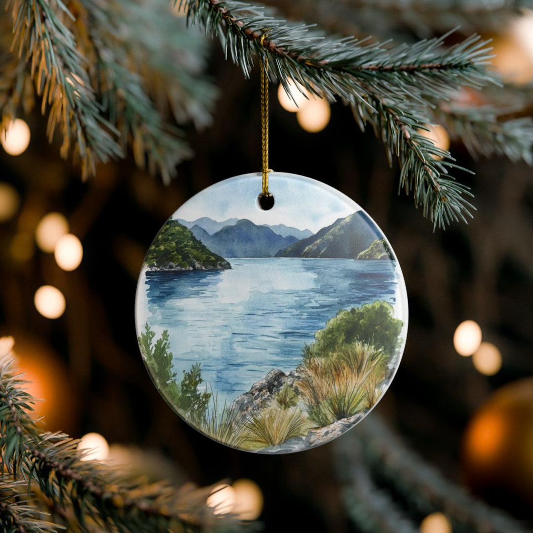 Marlborough Sounds New Zealand Ornament | Christmas Travel Gift