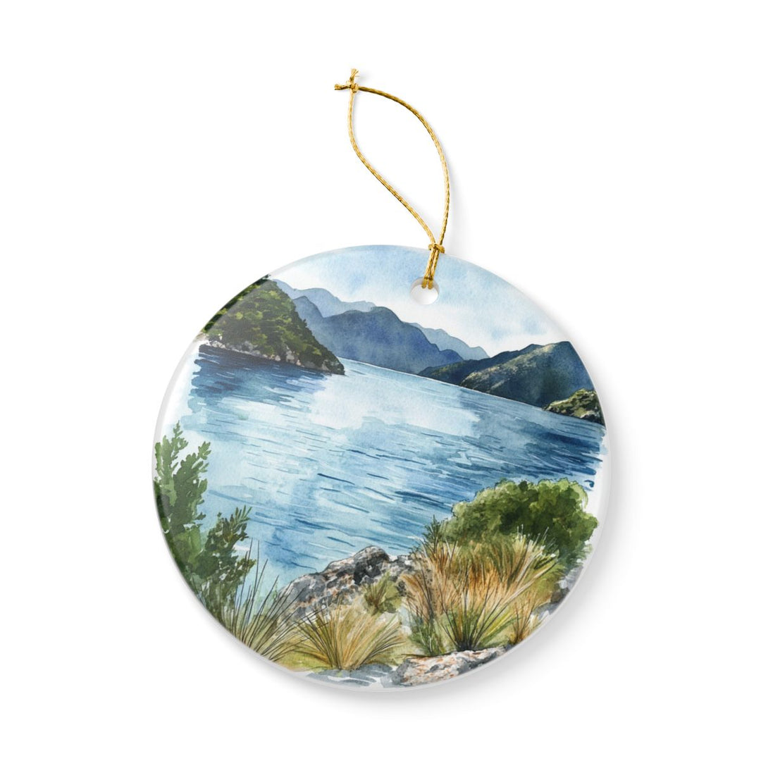 Marlborough Sounds New Zealand Ornament | Christmas Travel Gift