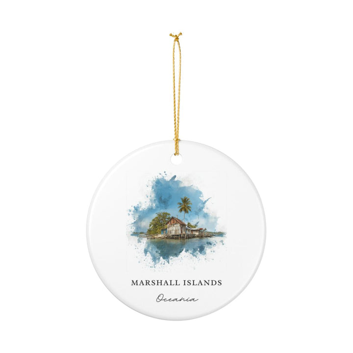 Marshall Islands Oceania Ornament: Unique Marshall Islands Oceania Souvenir, Marshall Islands Oceania Xmas Decor