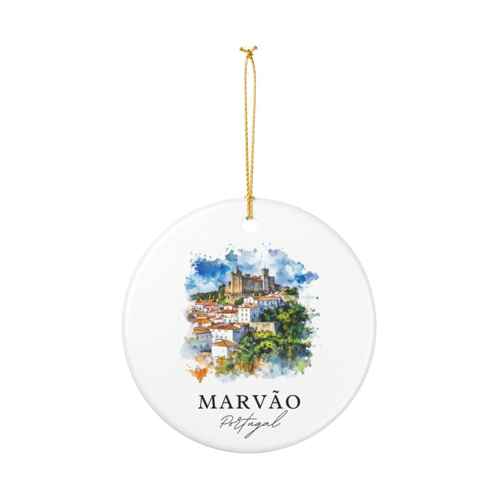 Marvao Portugal Ornament: Unique Marvao Souvenir, Marvao Portugal Xmas Decor, and Authentic Marvao Gift