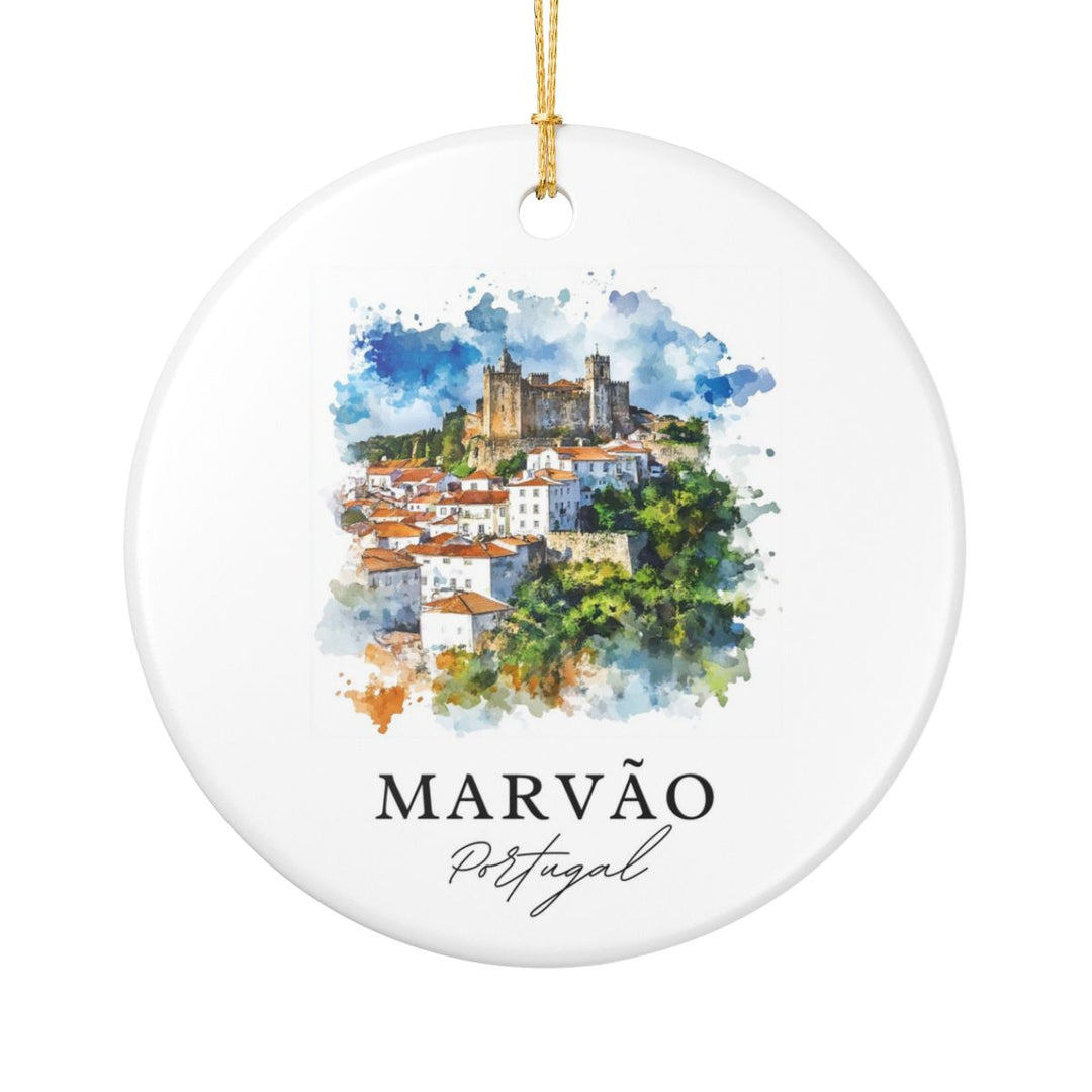 Marvao Portugal Ornament: Unique Marvao Souvenir, Marvao Portugal Xmas Decor, and Authentic Marvao Gift