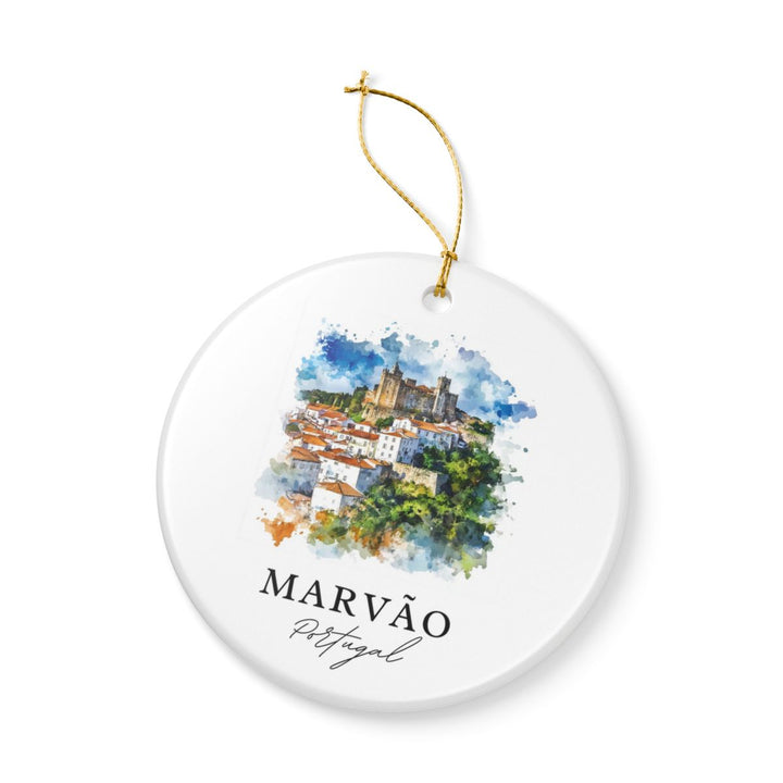 Marvao Portugal Ornament: Unique Marvao Souvenir, Marvao Portugal Xmas Decor, and Authentic Marvao Gift