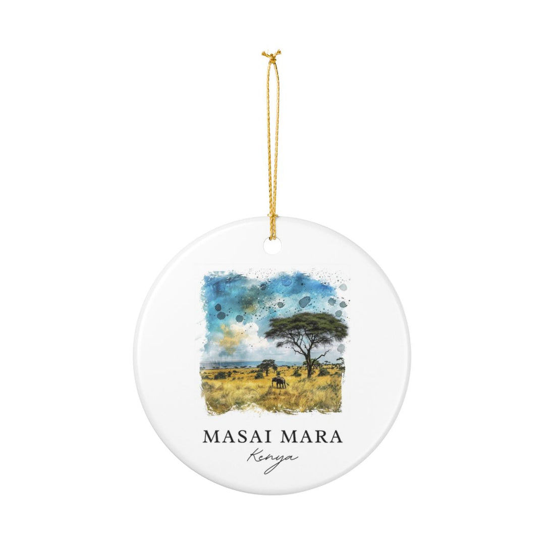 Masai Mara Ornament: Unique Masai Mara Souvenir, Masai Mara Xmas Decor, and Authentic Masai Mara Gift