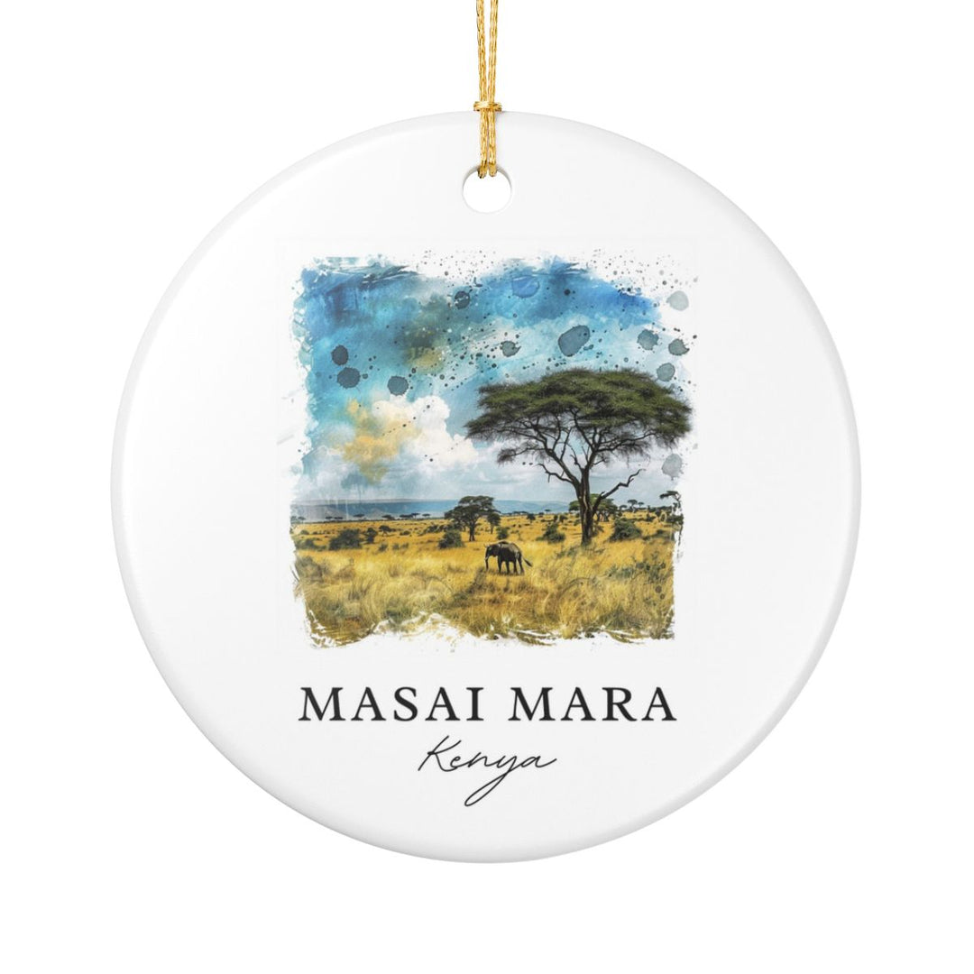 Masai Mara Ornament: Unique Masai Mara Souvenir, Masai Mara Xmas Decor, and Authentic Masai Mara Gift