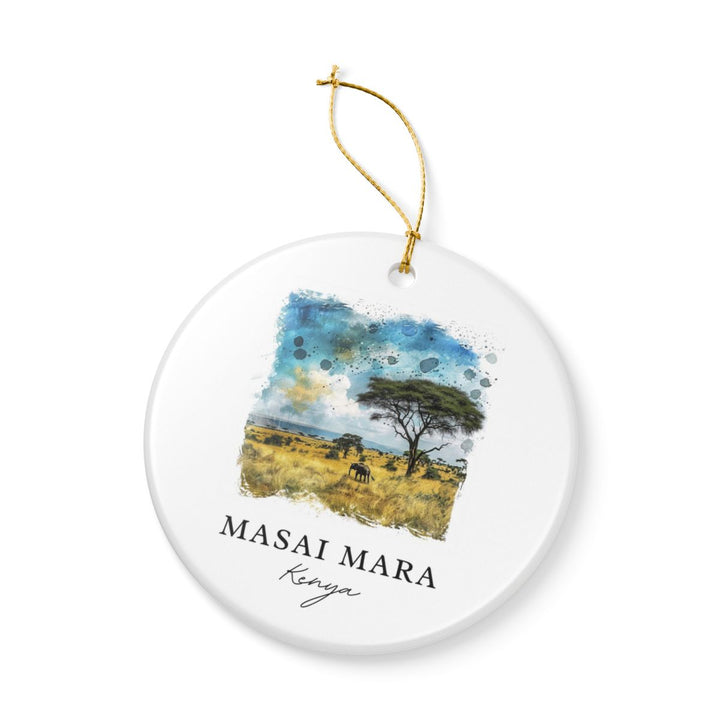 Masai Mara Ornament: Unique Masai Mara Souvenir, Masai Mara Xmas Decor, and Authentic Masai Mara Gift