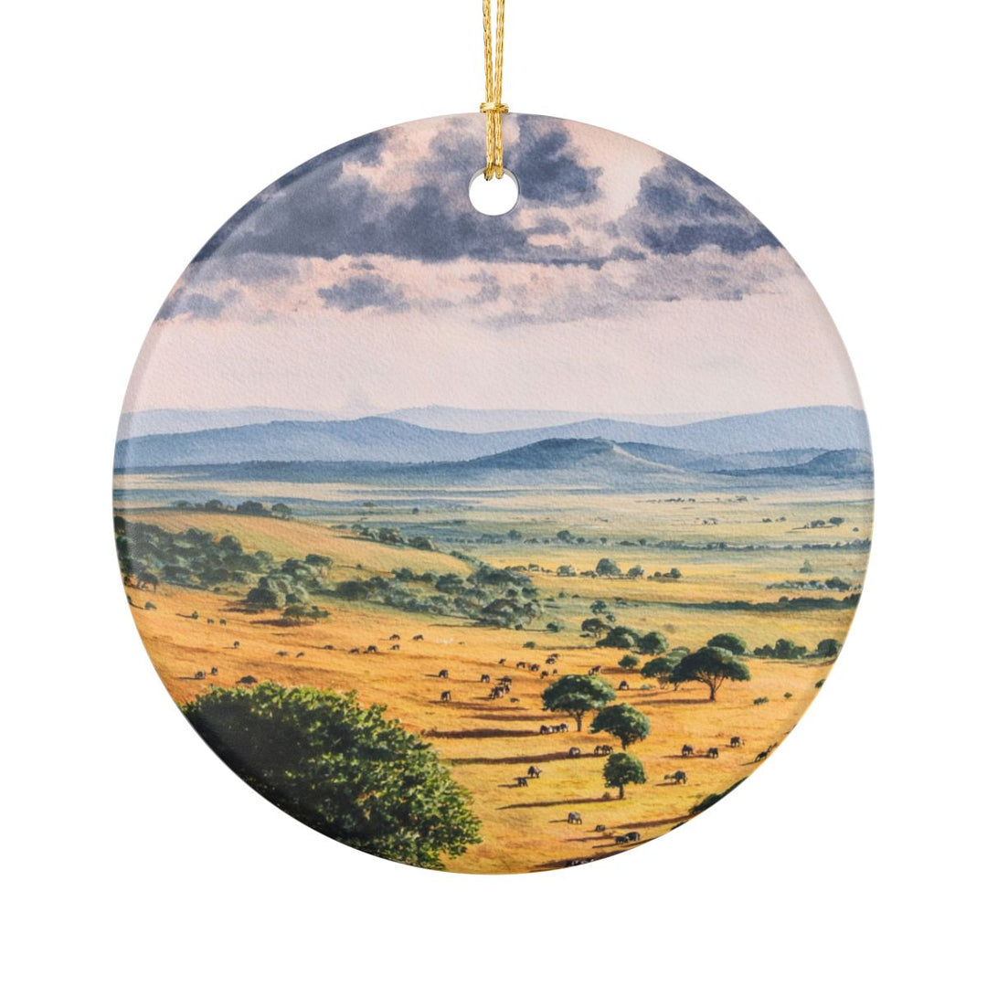 Masai Mara Ornament: Unique Masai Mara Souvenir, Masai Mara Xmas Decor, and Authentic Masai Mara Gift