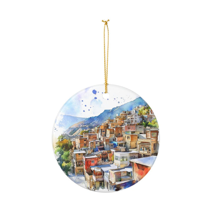 Masuleh Iran Ornament: Unique Masuleh Iran Souvenir, Masuleh Iran Xmas Decor, and Authentic Masuleh Iran Gift