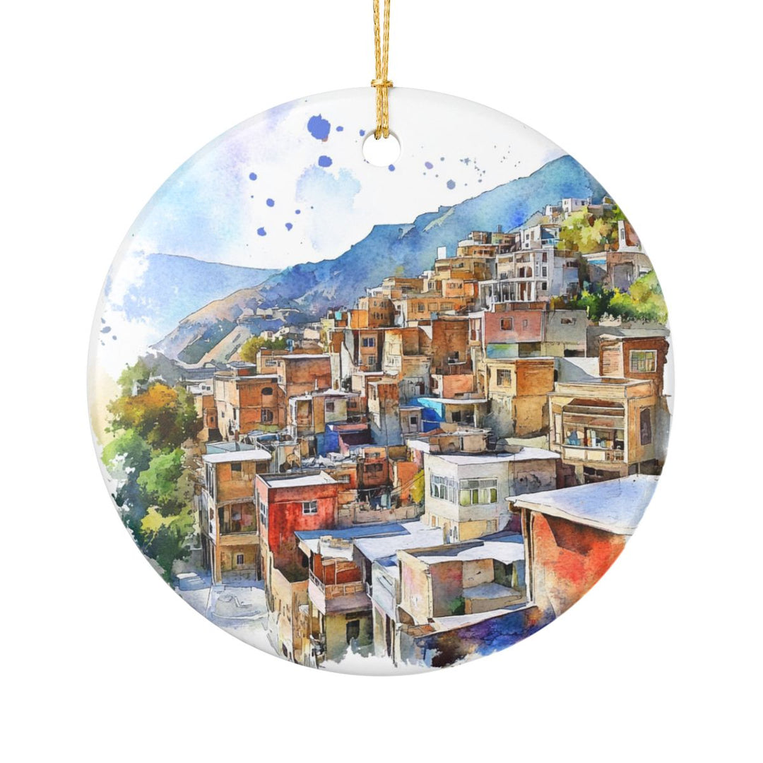 Masuleh Iran Ornament: Unique Masuleh Iran Souvenir, Masuleh Iran Xmas Decor, and Authentic Masuleh Iran Gift