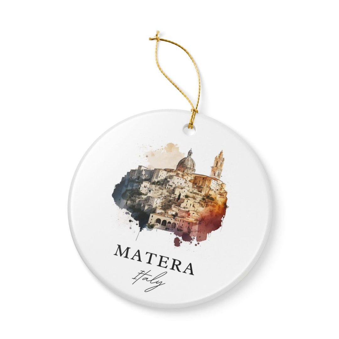Matera Ornament: Unique Matera Souvenir, Matera Xmas Decor, and Authentic Matera Gift