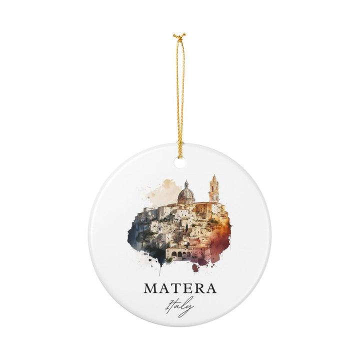 Matera Ornament: Unique Matera Souvenir, Matera Xmas Decor, and Authentic Matera Gift