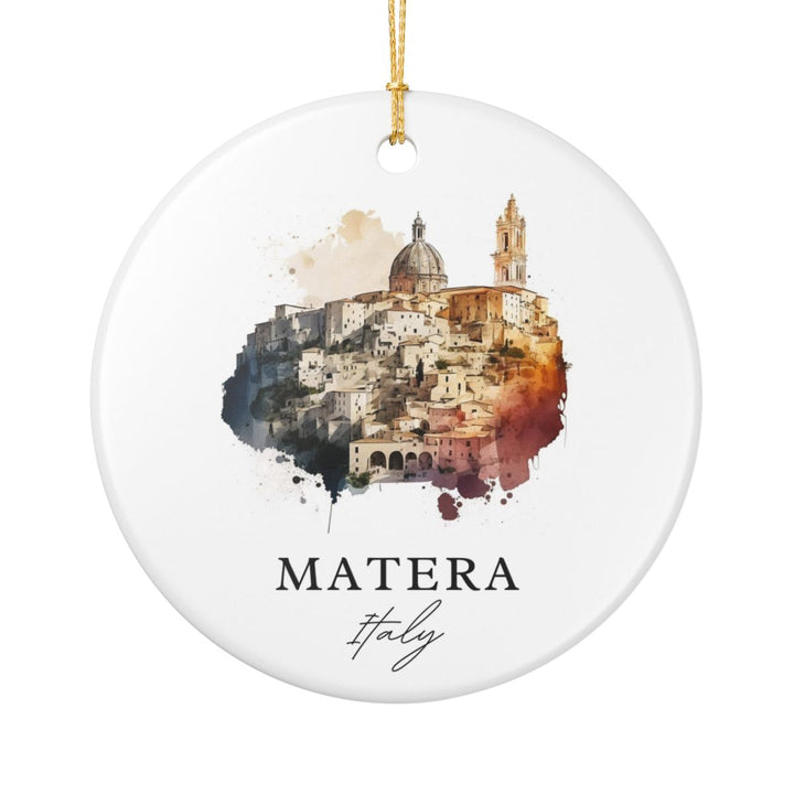 Matera Ornament: Unique Matera Souvenir, Matera Xmas Decor, and Authentic Matera Gift