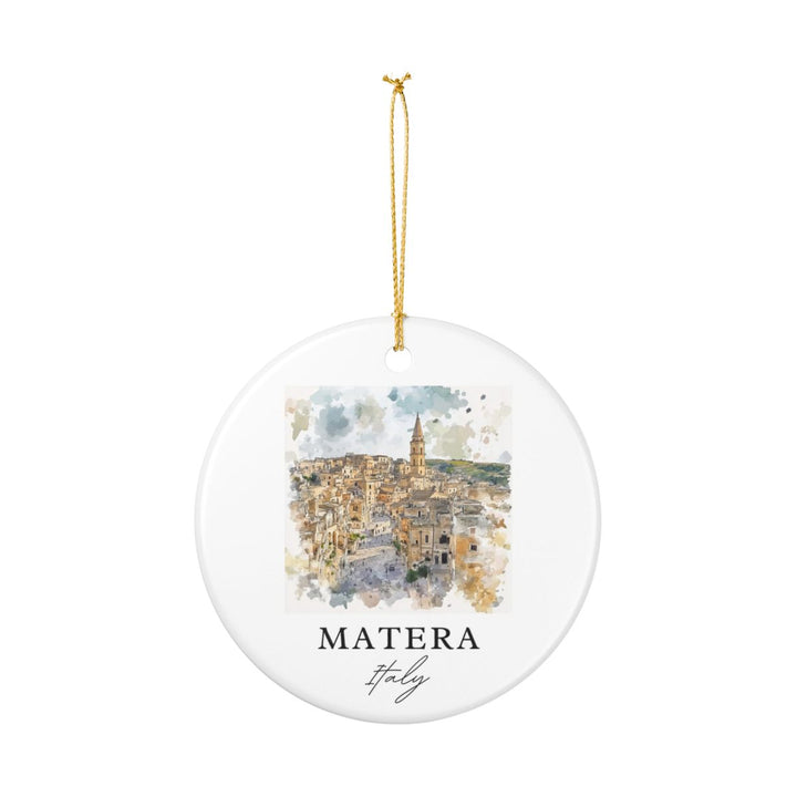 Matera Ornament: Unique Matera Souvenir, Matera Xmas Decor, and Authentic Matera Gift