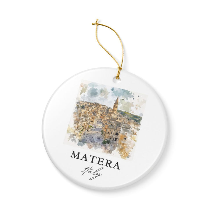 Matera Ornament: Unique Matera Souvenir, Matera Xmas Decor, and Authentic Matera Gift