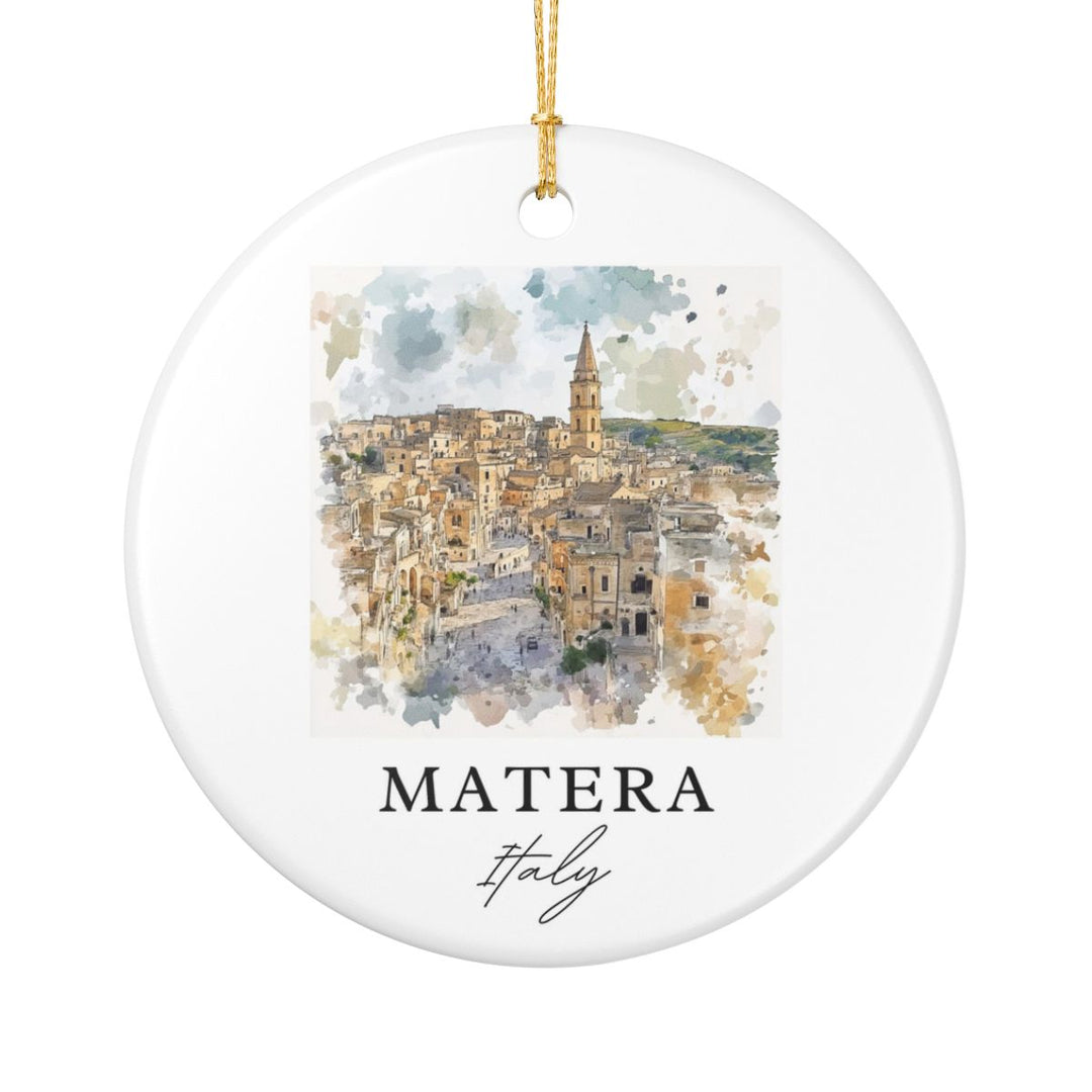 Matera Ornament: Unique Matera Souvenir, Matera Xmas Decor, and Authentic Matera Gift