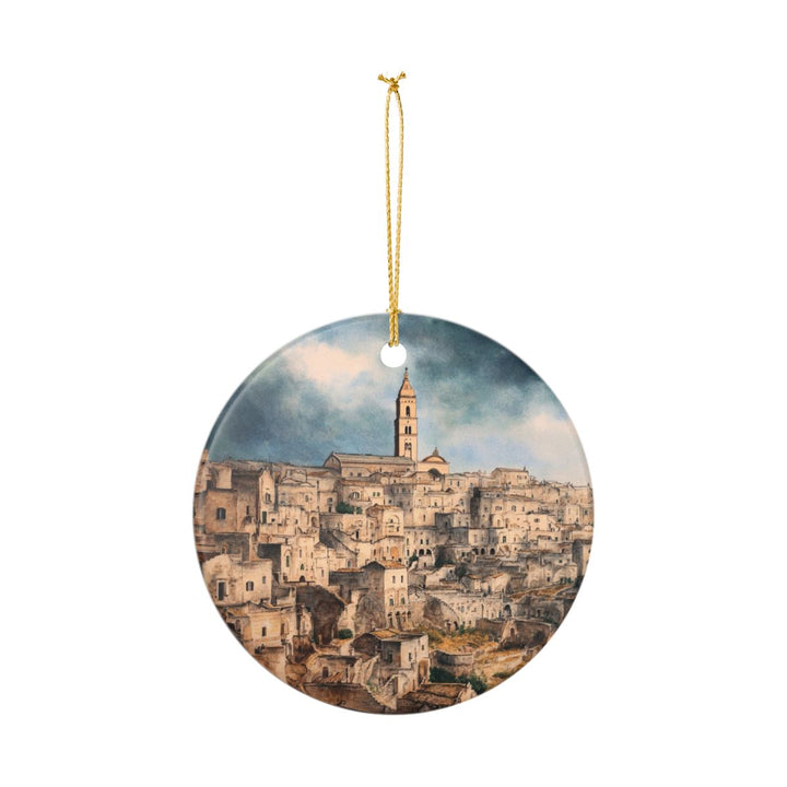 Matera Ornament: Unique Matera Souvenir, Matera Xmas Decor, and Authentic Matera Gift