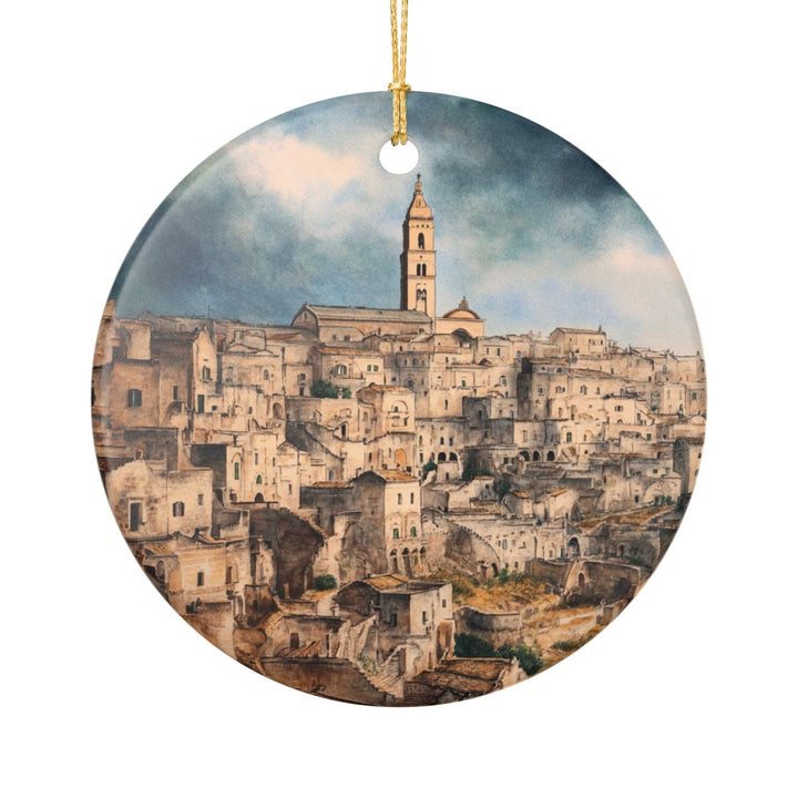 Matera Ornament: Unique Matera Souvenir, Matera Xmas Decor, and Authentic Matera Gift