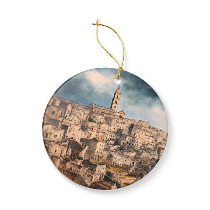 Matera Ornament: Unique Matera Souvenir, Matera Xmas Decor, and Authentic Matera Gift