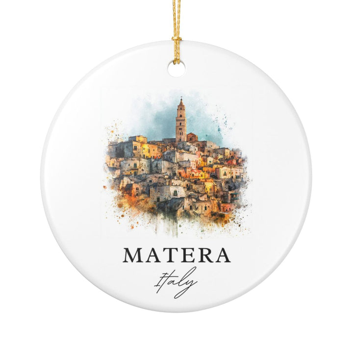Matera Ornament: Unique Matera Souvenir, Matera Xmas Decor, and Authentic Matera Gift