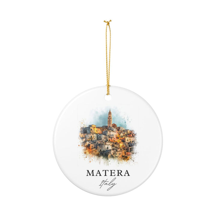 Matera Ornament: Unique Matera Souvenir, Matera Xmas Decor, and Authentic Matera Gift