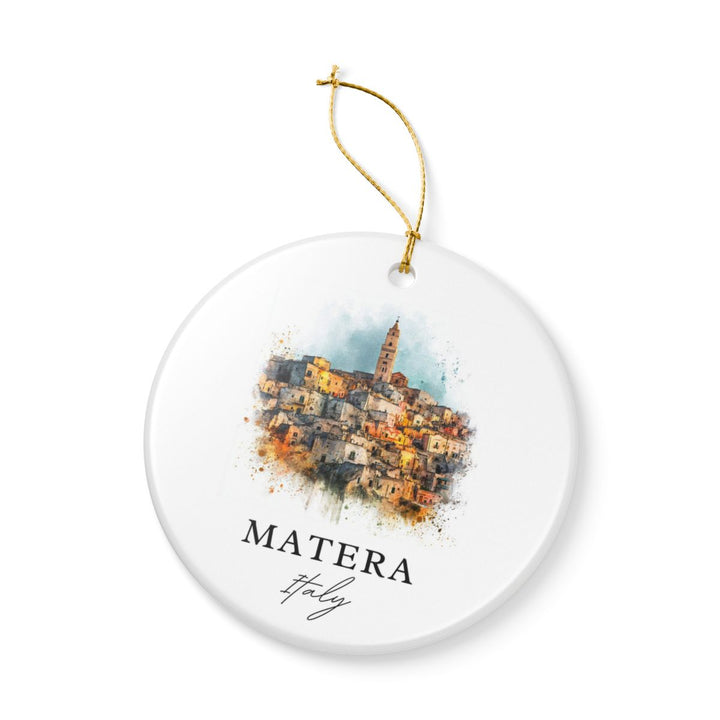 Matera Ornament: Unique Matera Souvenir, Matera Xmas Decor, and Authentic Matera Gift